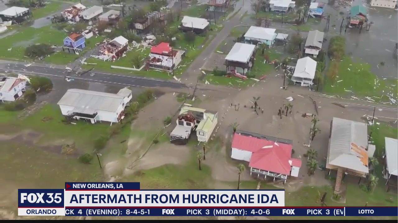 Aftermath from Hurricane Ida