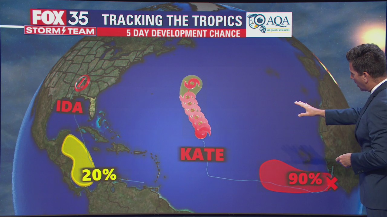 FOX 35 Storm Team monitoring 4 systems as tropics heat up
