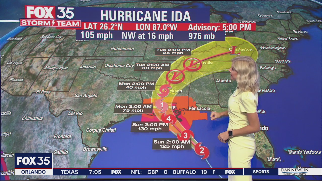 Tracking the Tropics: Ida expected to make landfall in Louisiana as Cat 4 hurricane
