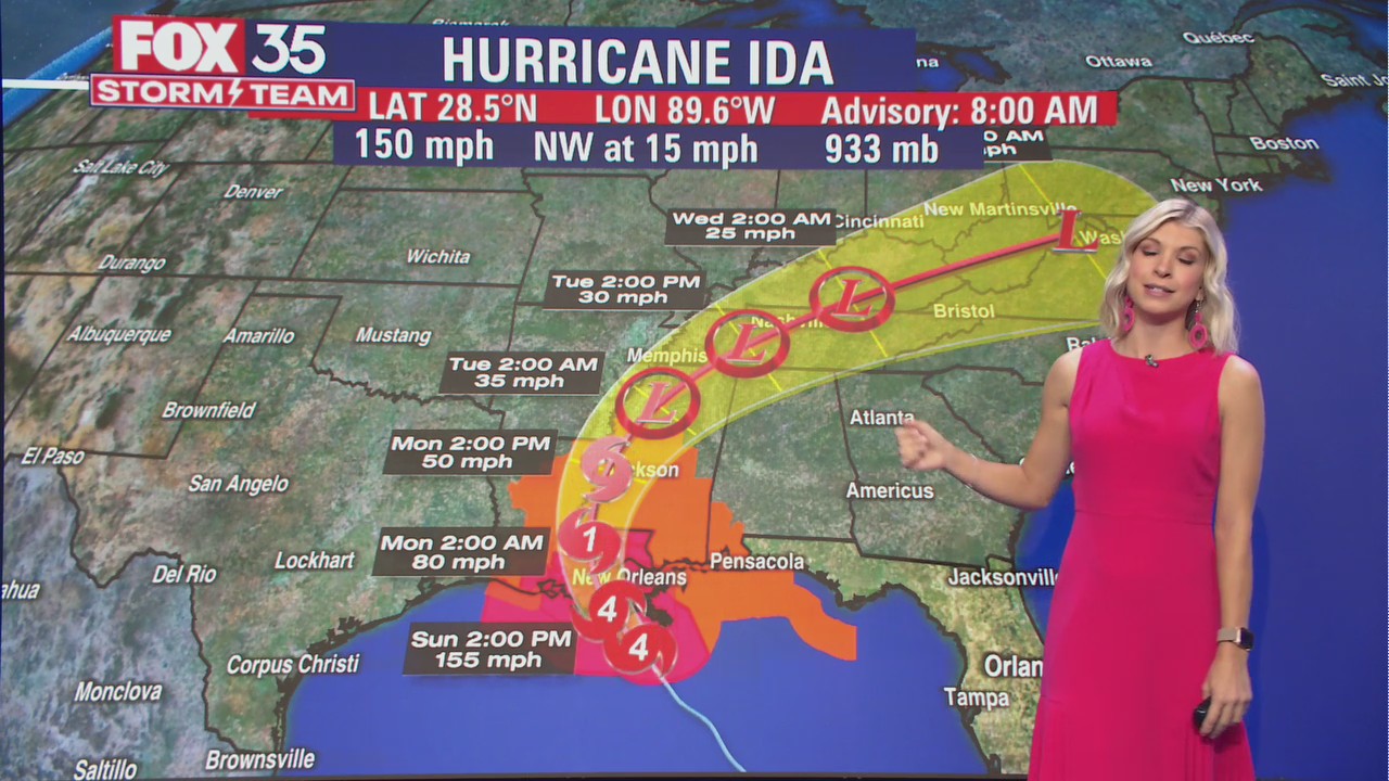 Ida is now a dangerous Cat 4 hurricane