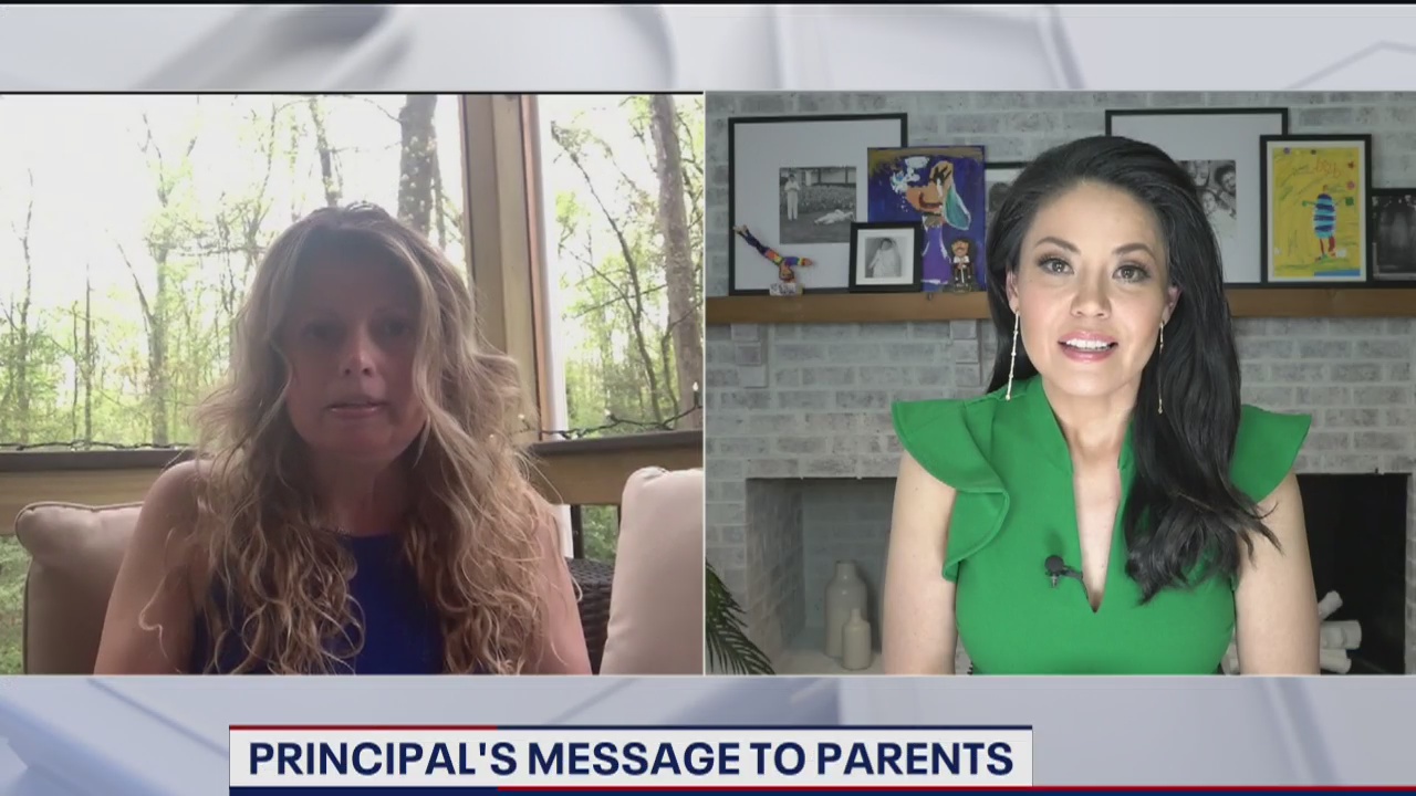 Fairfax County principal offers motivational words to school family