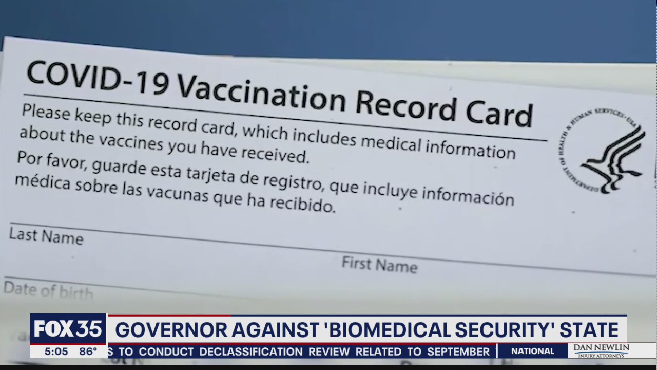 DeSantis against 'biomedical security state'