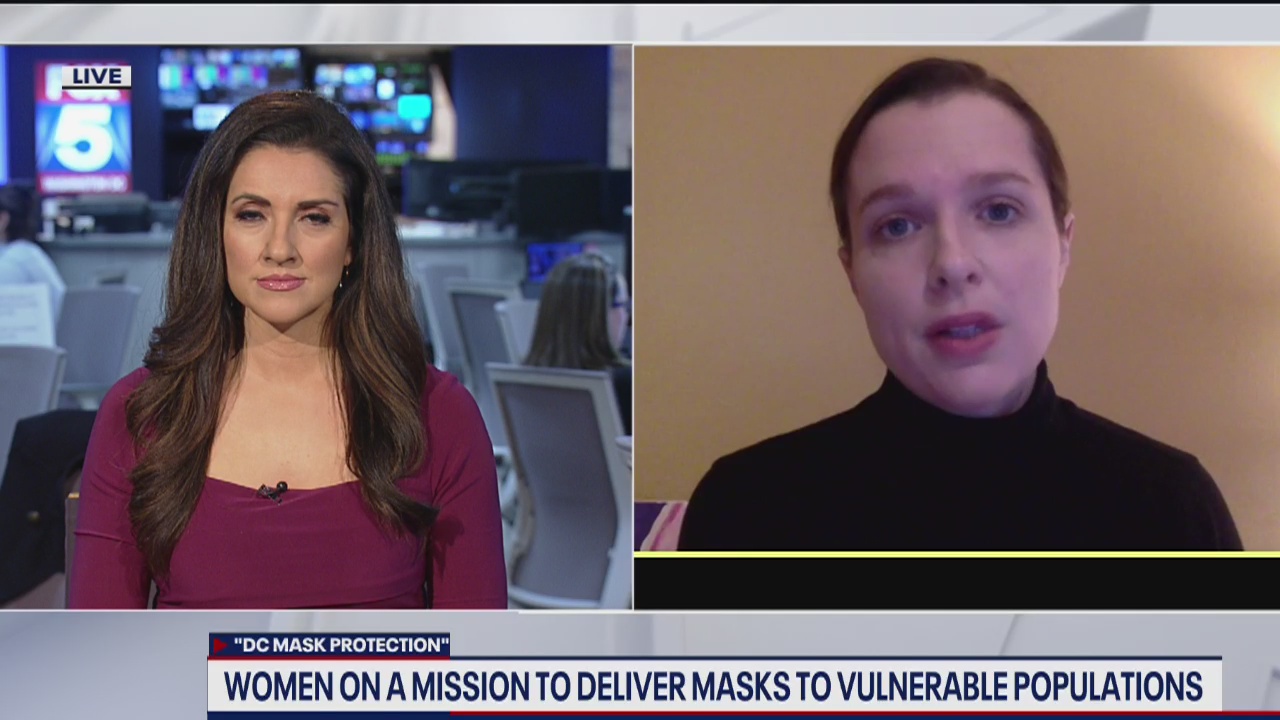 Women on a mission to deliver masks to vulnerable populations