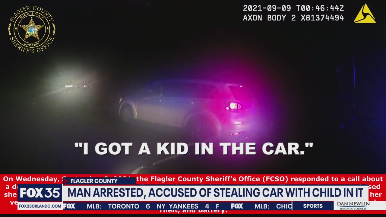 Florida man arrested, accused of stealing car with child inside | FOX ...