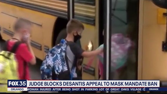 Judge blocks appeal to mask mandate ban by Florida Governor Ron DeSantis