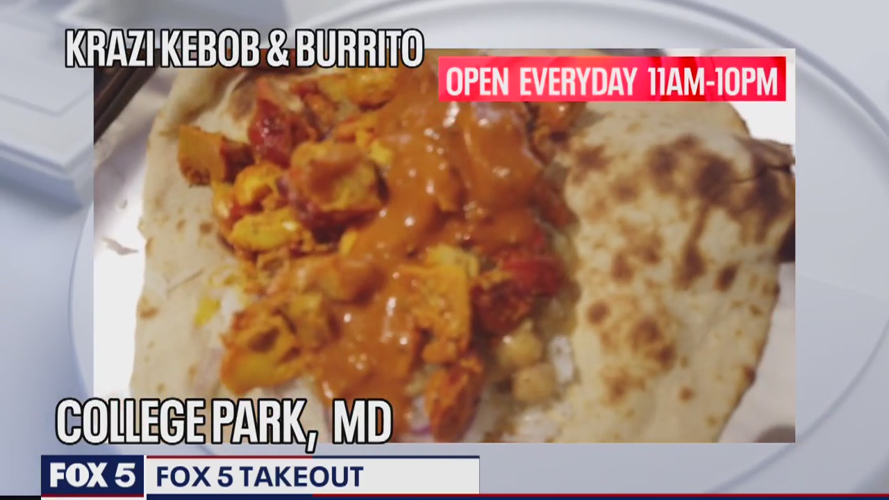 FOX 5 Takeout: Krazi Kebob and Burrito serving community amid pandemic