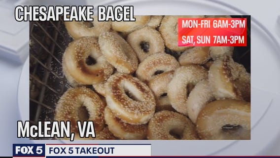 FOX 5 Takeout: Chesapeake Bagel in Virginia open amid pandemic