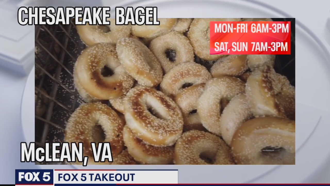FOX 5 Takeout: Chesapeake Bagel in Virginia open amid pandemic