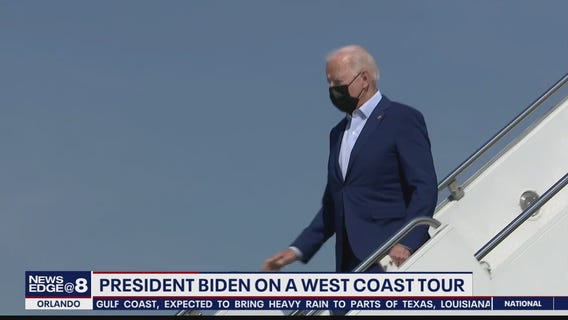 President Biden visits West Coast
