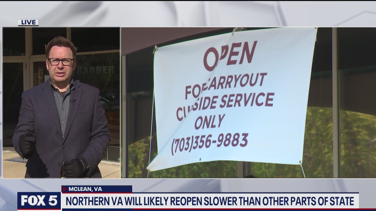 Northern Virginia will likely reopen slower than other parts of the ...