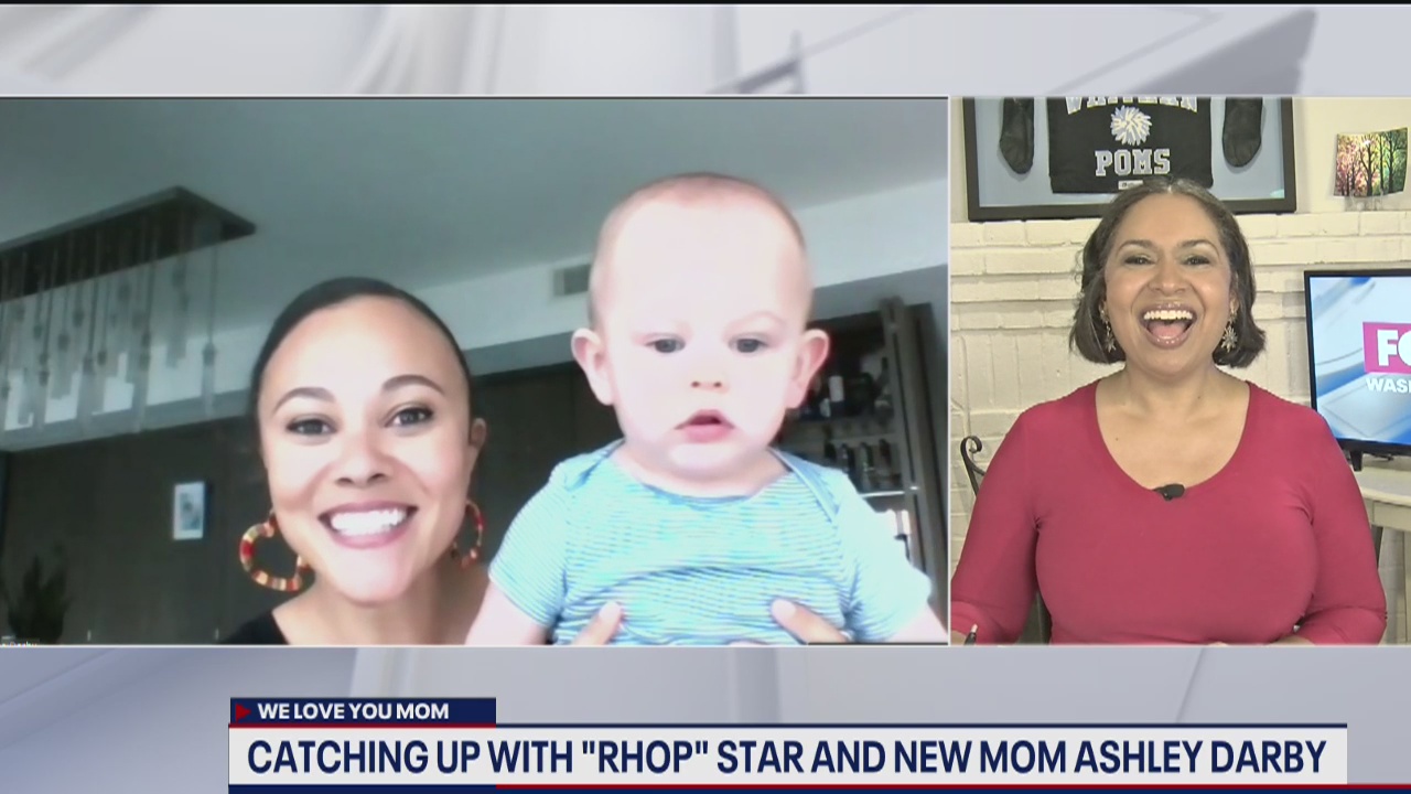 We love you mom! RHOP Ashley Darby checks in with FOX 5!