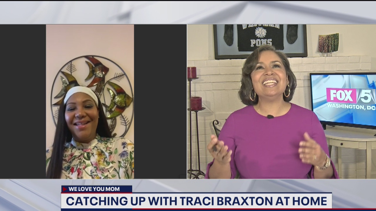 Catching up with Traci Braxton at home