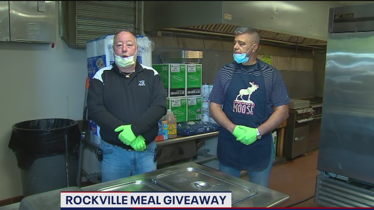 Rockville Moose Lodge give away free meals during COVID-19 crisis