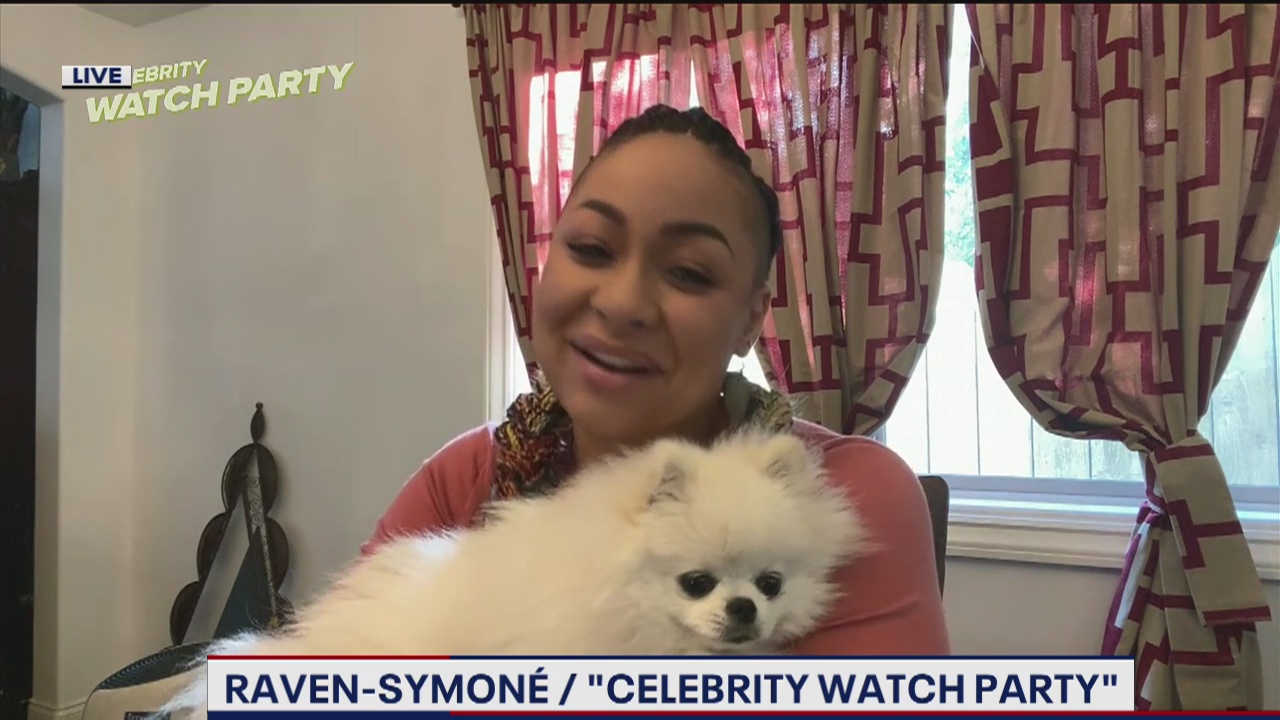 Raven-Symon? hosts Celebrity Watch Party