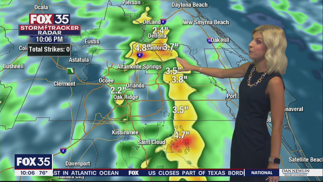 Record rainfall brings flash flooding to parts of Central Florida