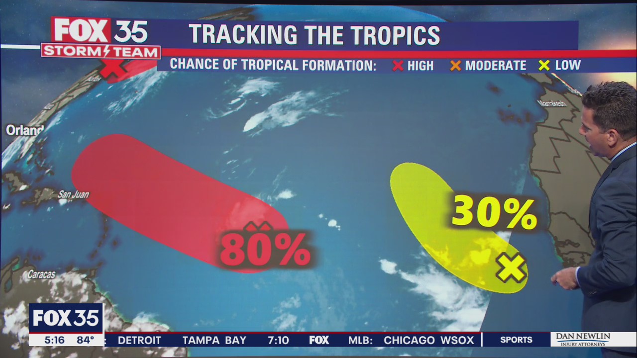 Tracking the Tropics: Tropical Storm Odette forms