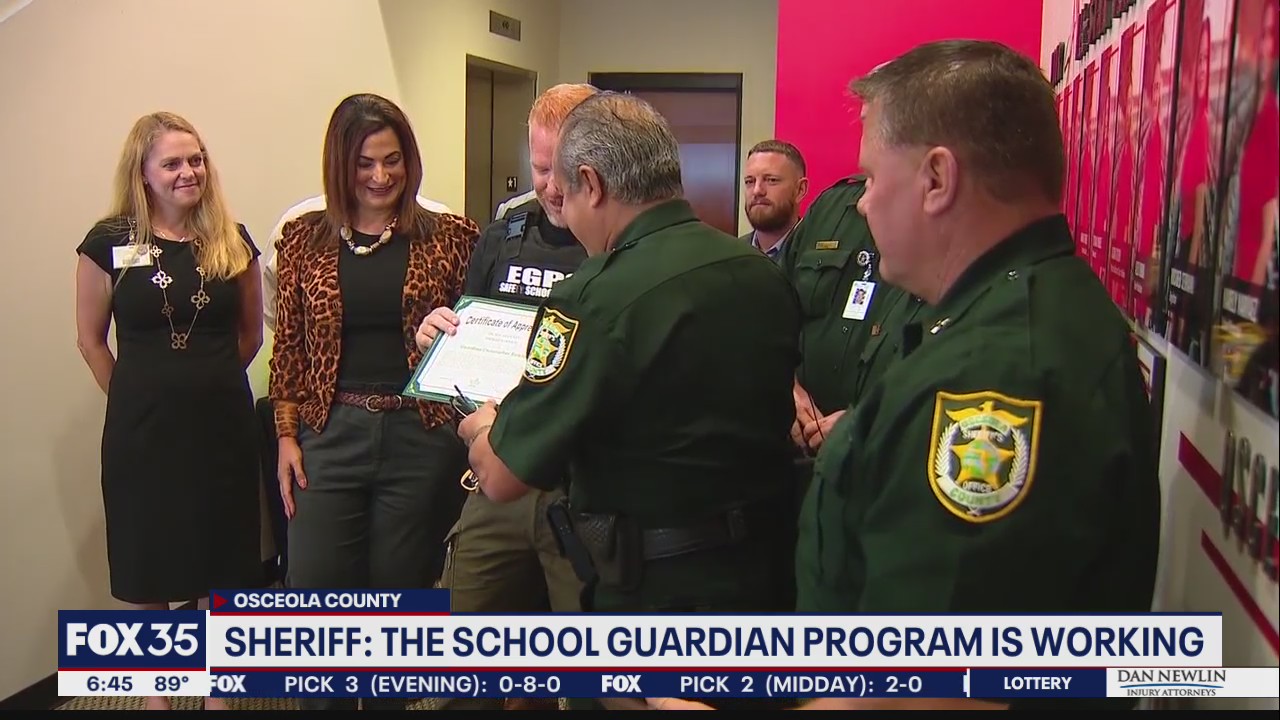 Sheriff: Guardian program working in charter schools