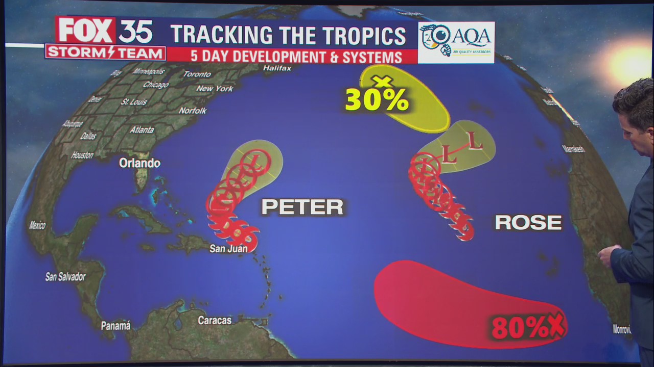 Tropics remain active as forecasters track 4 systems in the Atlantic