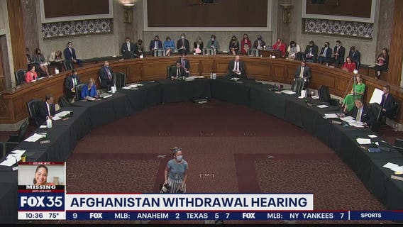 Senate holds Afghanistan withdrawal hearing