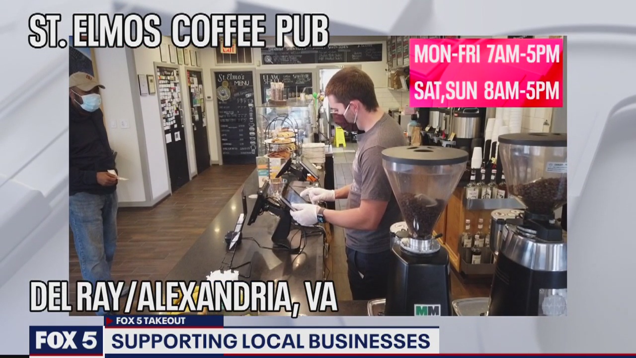 FOX 5 TAKEOUT: St. Elmo's Coffee Pub continues to serve community amid pandemic