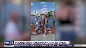 Video shows woman getting engaged at Epcot