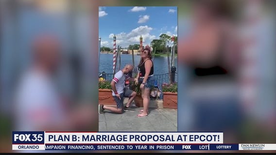 Video shows woman getting engaged at Epcot