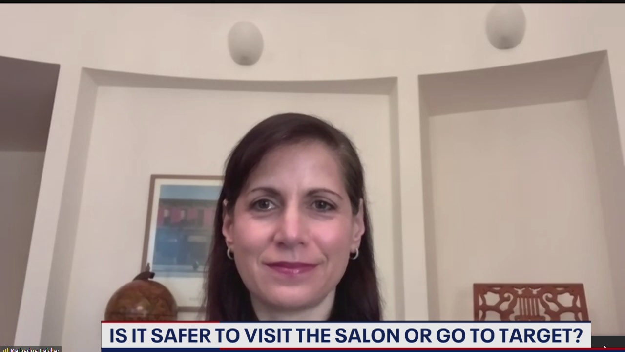 Is it safer to go to the salon or a store?