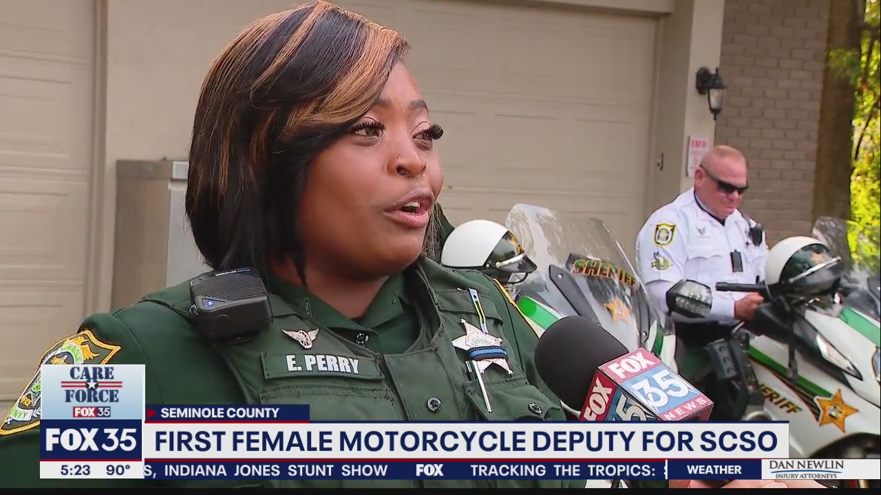 FOX 35 Care Force: First female motorcycle deputy in Seminole County