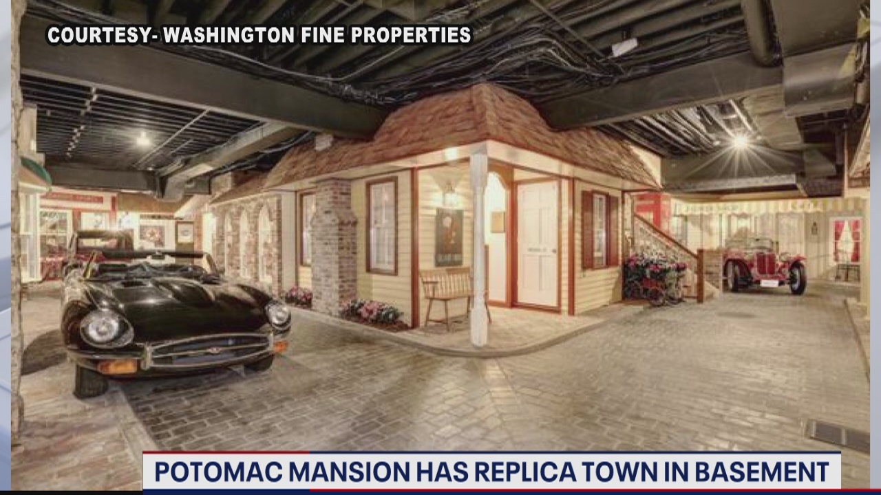 Potomac mansion for sale has replica town in basement