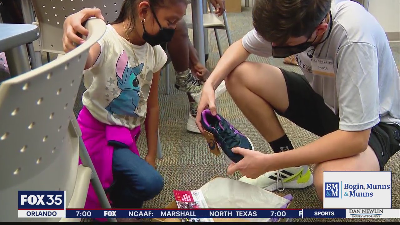 Play For Keeps Foundation provides shoes for kids in underserved communities