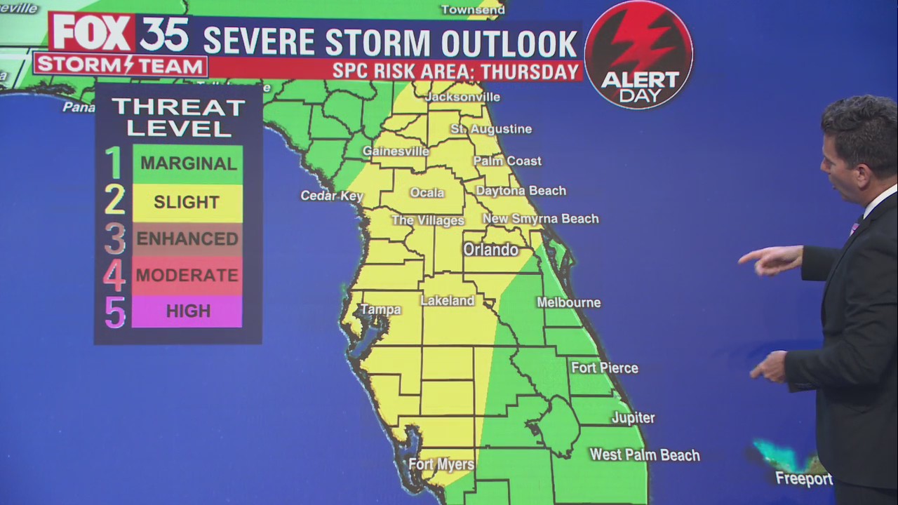 FOX 35 Storm Alert Day on Thursday: Strong to severe storms expected in ...