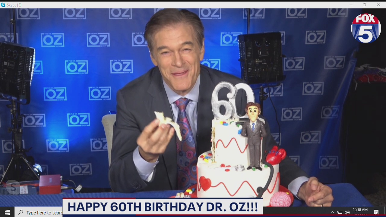 Dr Oz celebrates birthday on Good Day DC