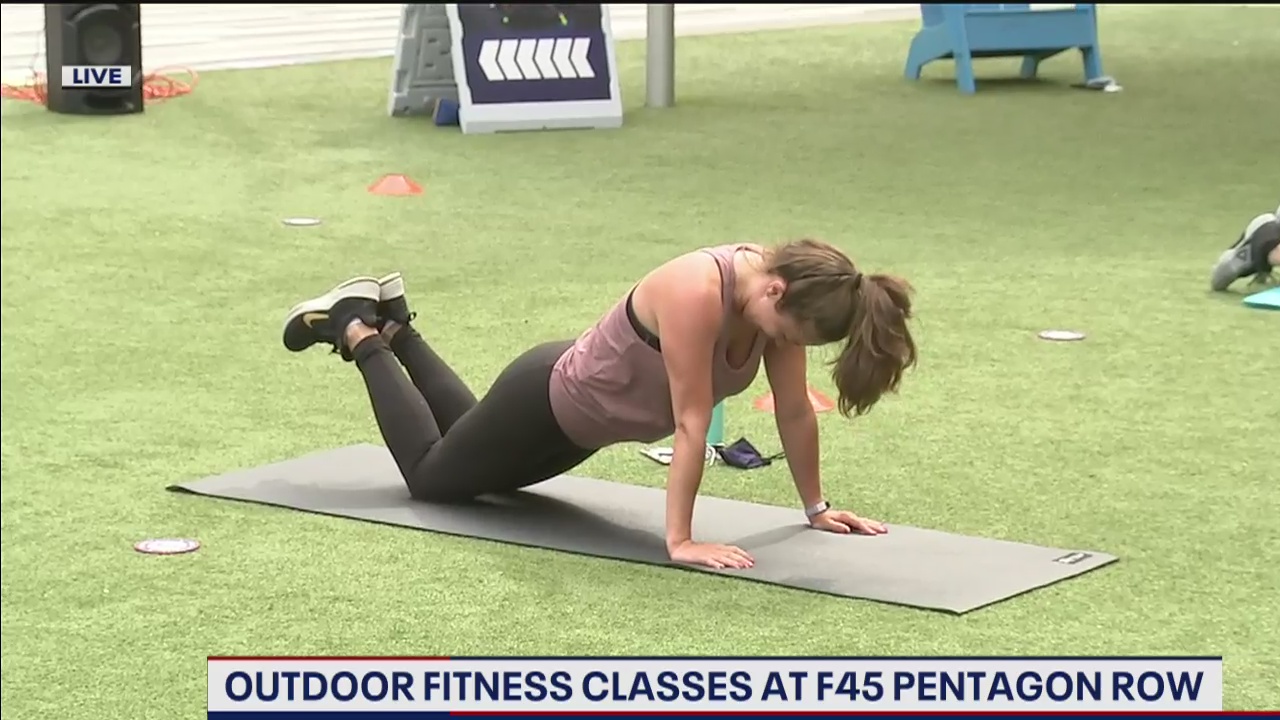 Outdoor fitness classes