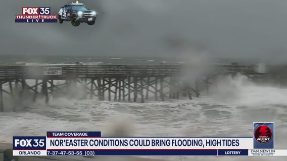 FOX 35 Storm Team Thunder Truck: Rough conditions in Flagler Beach