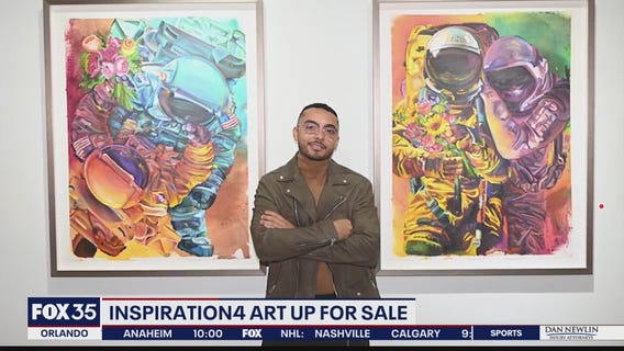 Inspiation4 art up for sale