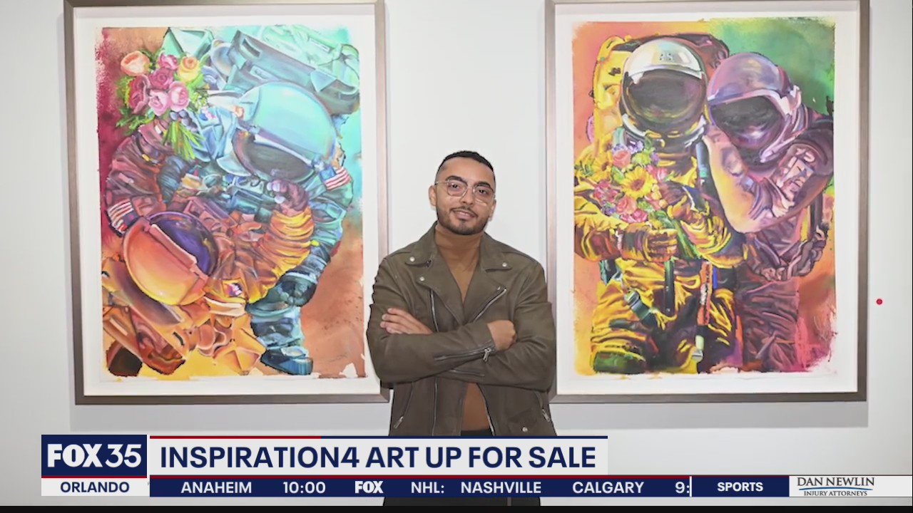 Inspiation4 art up for sale