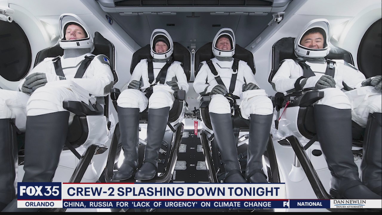 SpaceX Crew-2 undocks, begins return to Earth