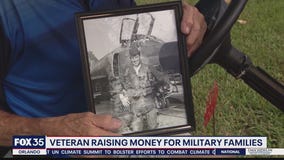 Veteran raising money for military families
