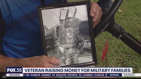 Veteran raising money for military families