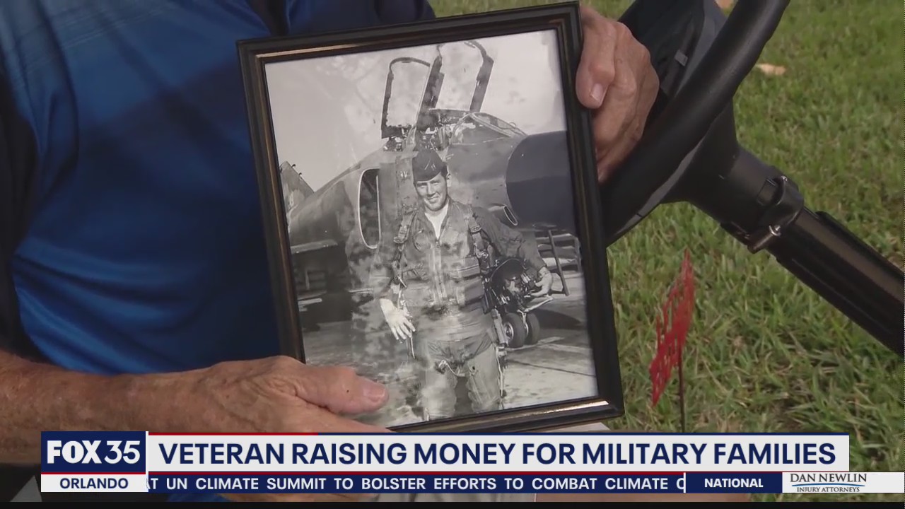 Veteran raising money for military families