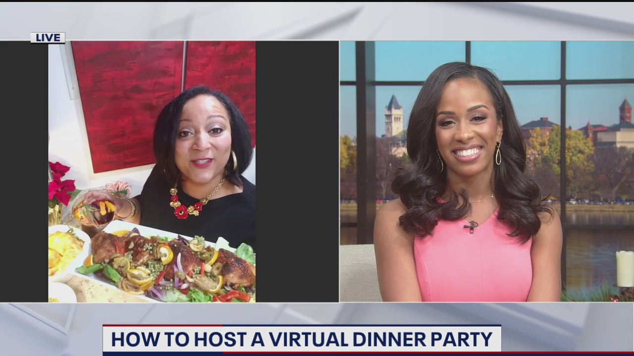 How to host a virtual dinner party