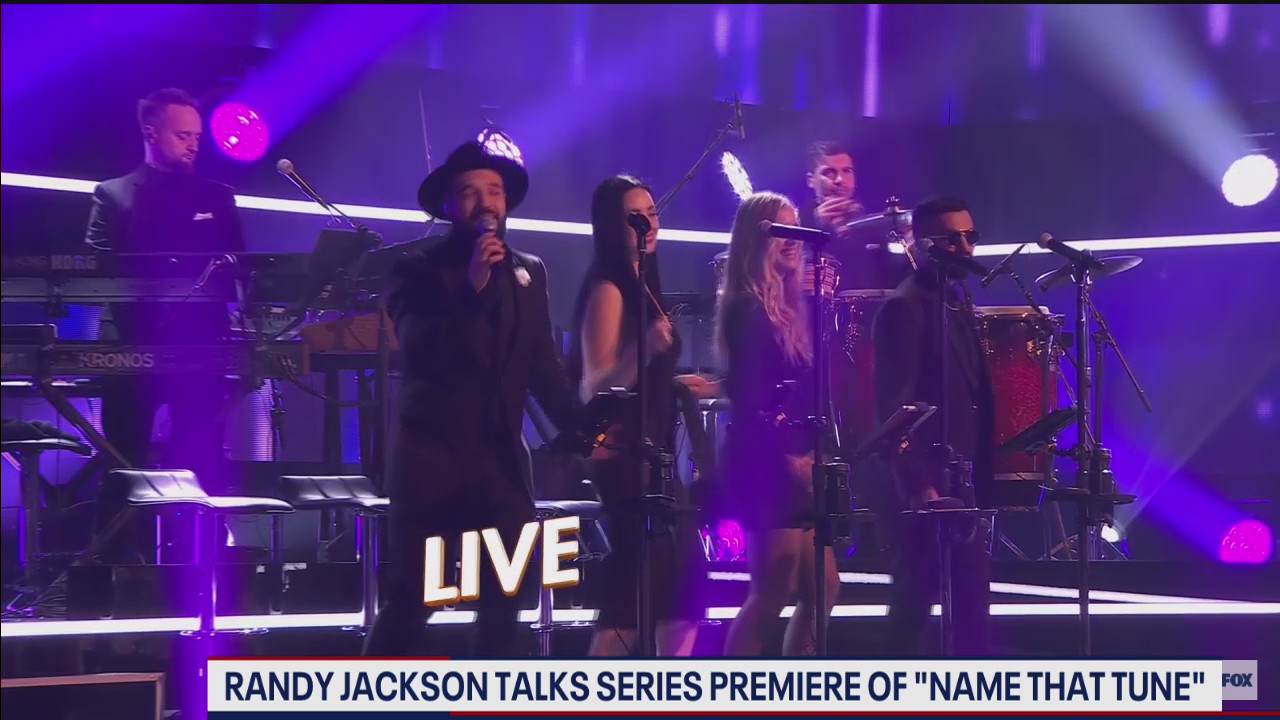 Randy Jackson talks series premiere of "Name That Tune"