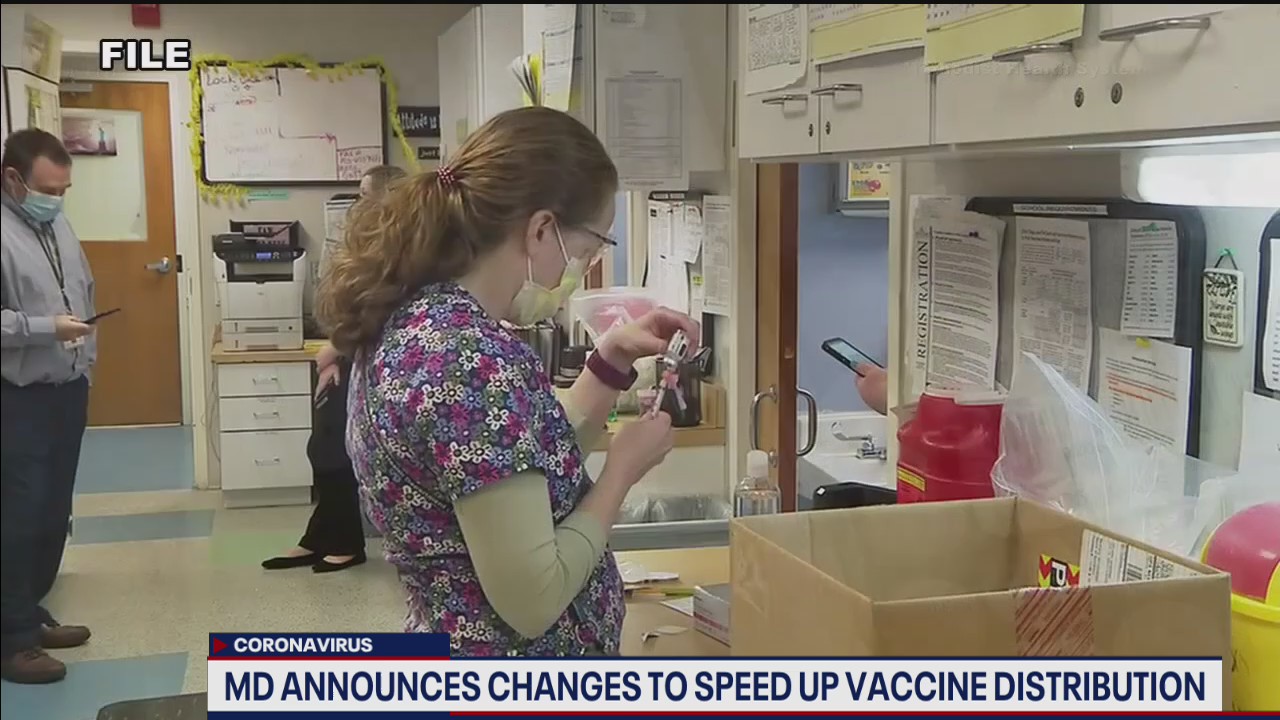 Maryland announces changes to speed up vaccination process