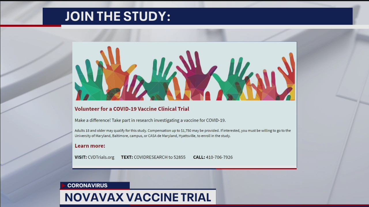 Novavax vaccine trial