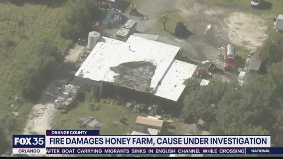Fires rips through Webb?s Honey farm in Orange County