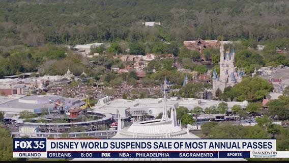 Walt Disney World suspends sale of most annual passes