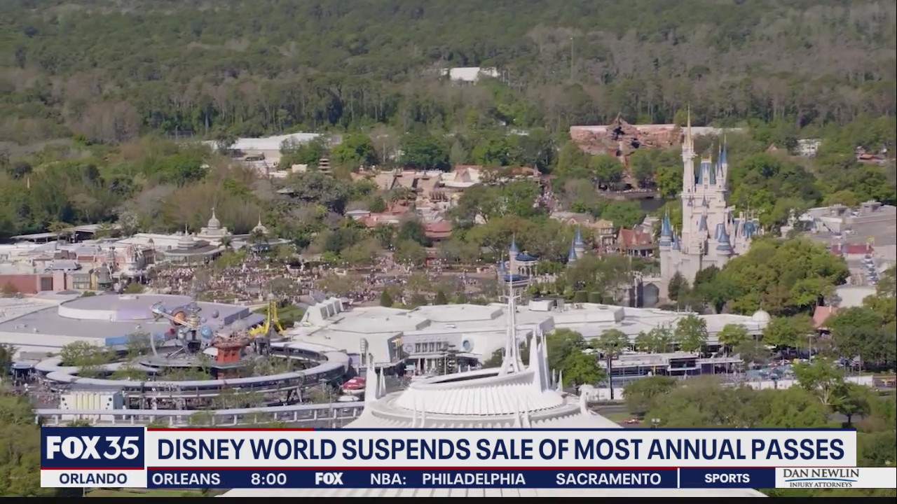 Walt Disney World suspends sale of most annual passes