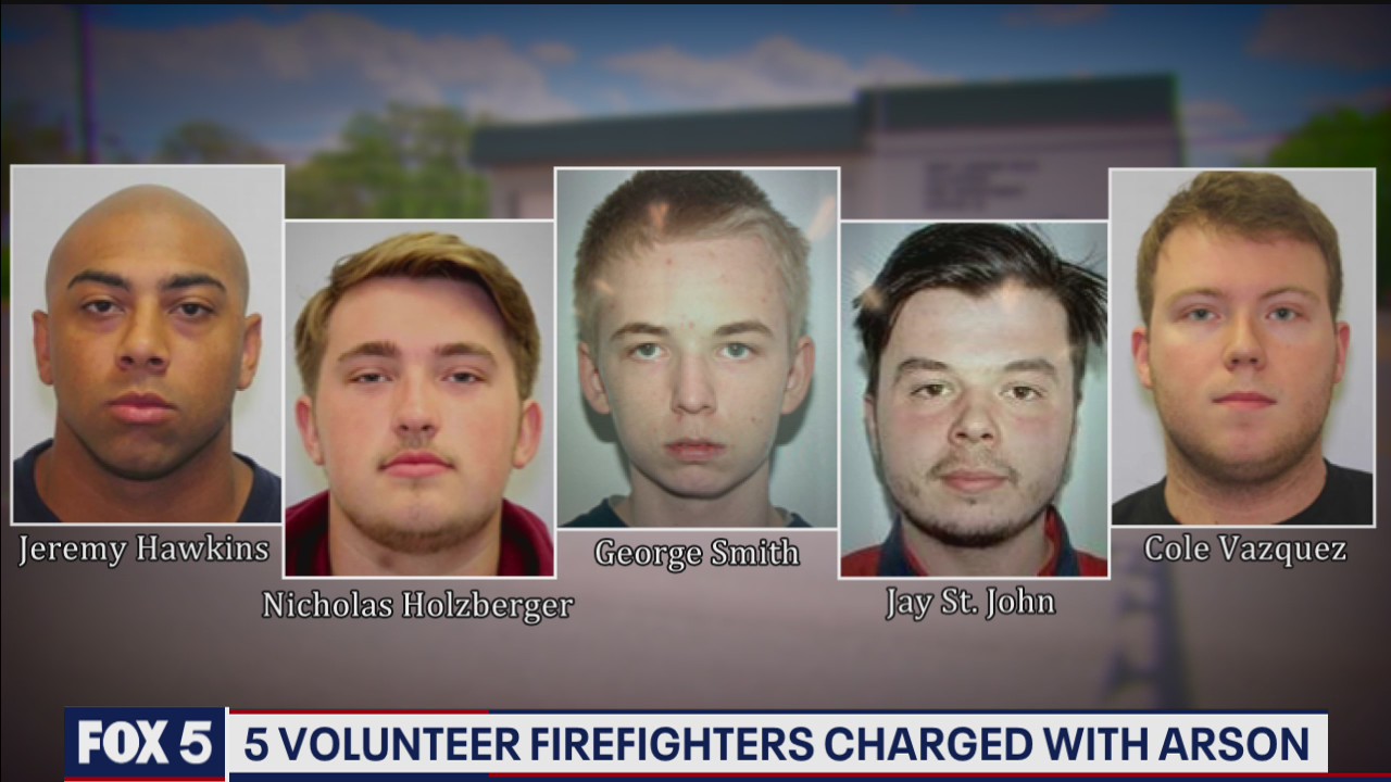 5 volunteer firefighters charged with arson | FOX 5 DC