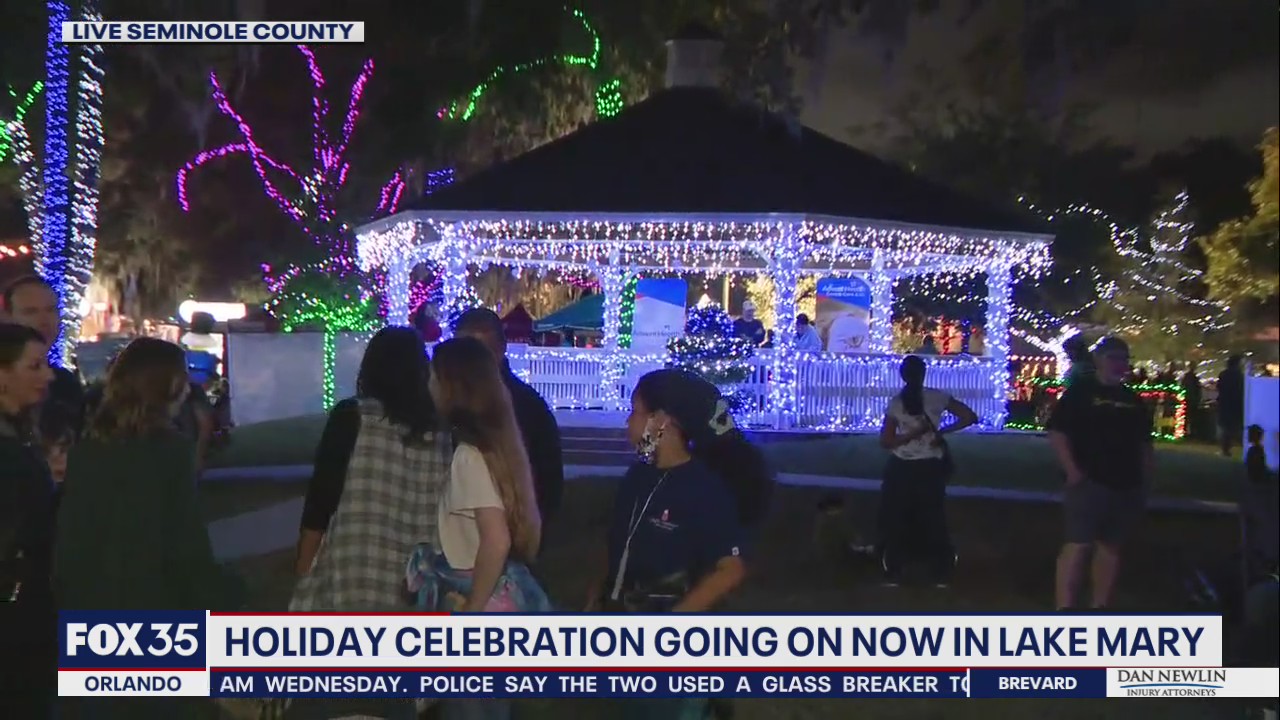 Holiday Lights Tour: Holiday celebration going on now in Lake Mary