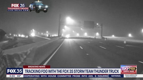 Tracking fog with the FOX 35 Storm Team Thunder Truck